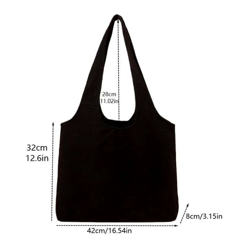 2/5/7/10pcs Customized Large Capacity Canvas Bag Women's Shoulder Bag High-value Tote Bag Graffiti Blank Tote Bag Canvas Bag