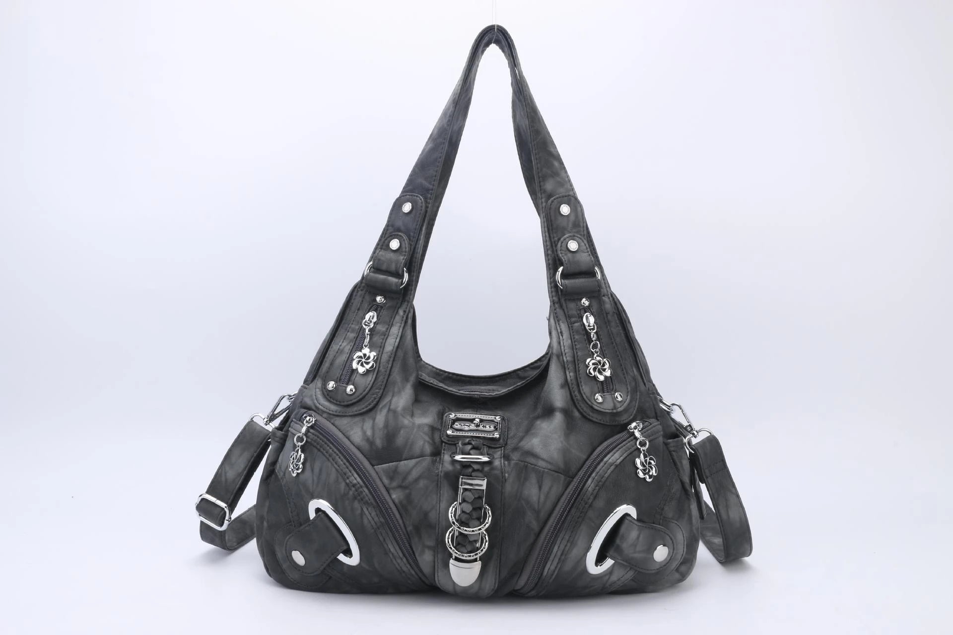 Angel Kiss Vintage Y2K Millennium Trendy Leopard Tie Dye Tote Bag Crossbody Bag Briti Sle Youth Daily Use Waterproof