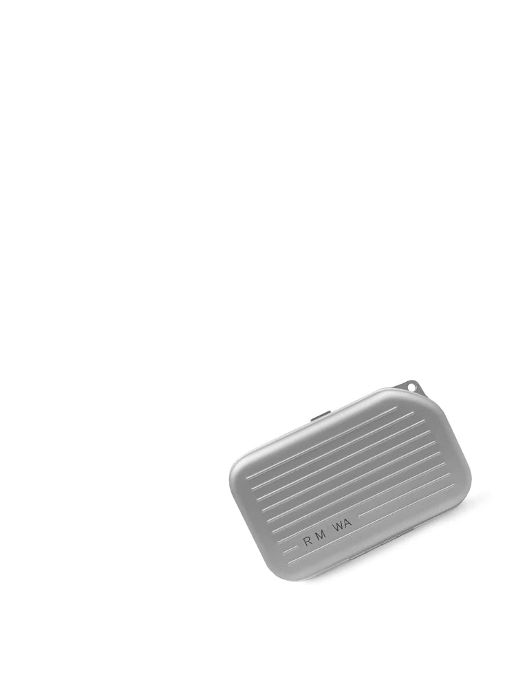 2026 Luxury RMWA Single Shoulder Vertical Aluminum Magnesium Alloy Crossbody Bag - Metallic Silver - Fashionable Suitcase - Esse