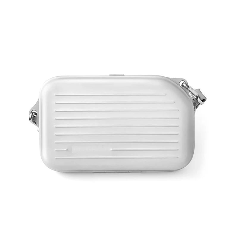 2026 Luxury RMWA Single Shoulder Vertical Aluminum Magnesium Alloy Crossbody Bag - Metallic Silver - Fashionable Suitcase - Esse