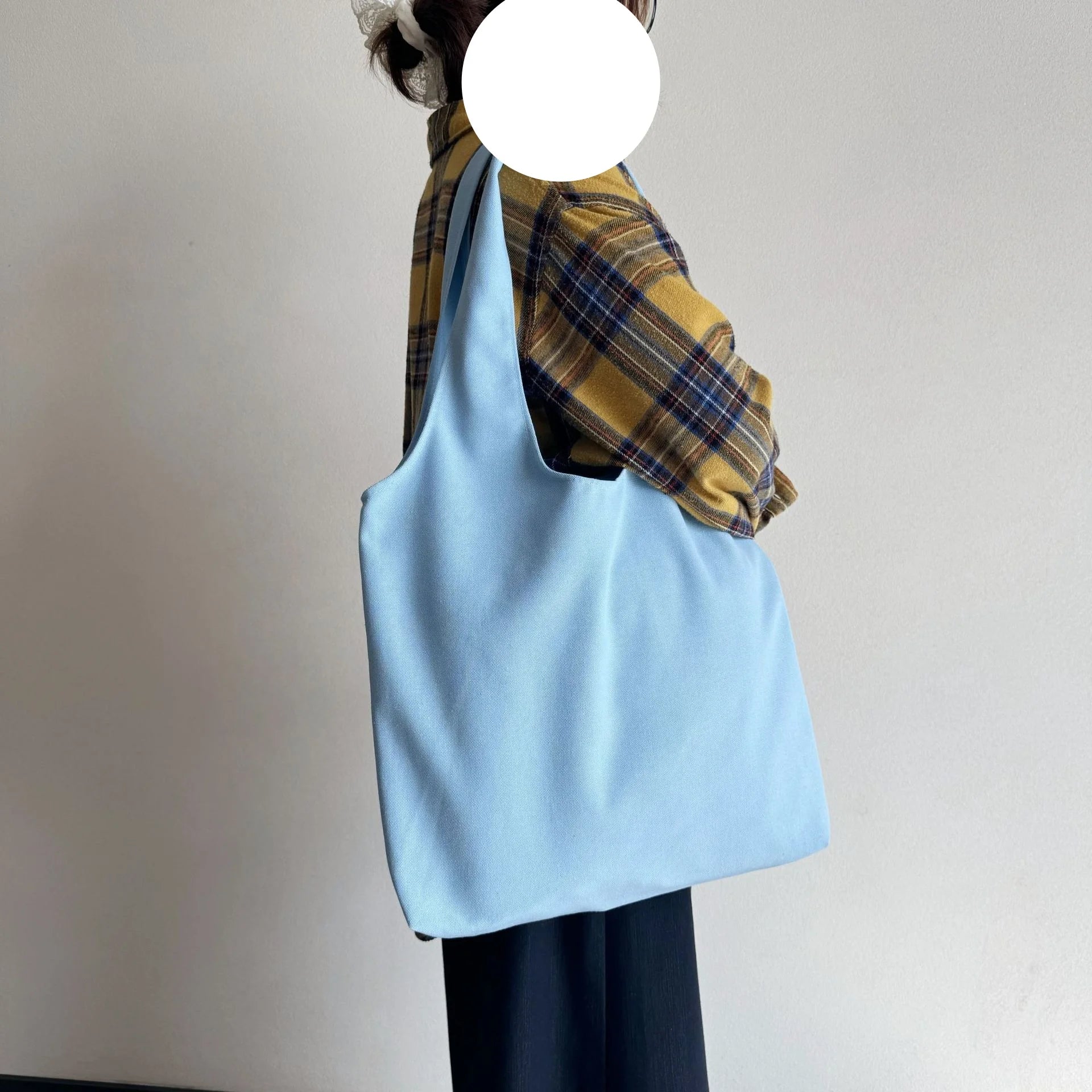 2/5/7/10pcs Customized Large Capacity Canvas Bag Women's Shoulder Bag High-value Tote Bag Graffiti Blank Tote Bag Canvas Bag