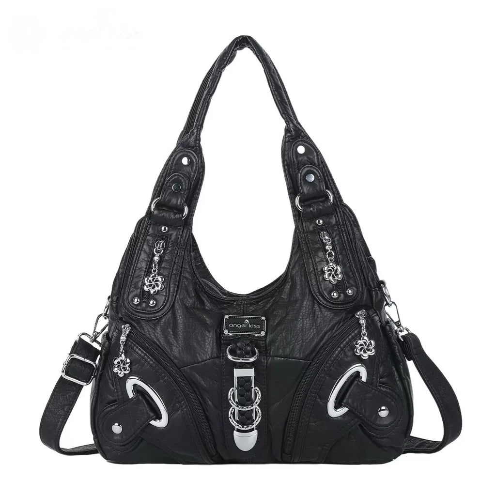 Angel Kiss Vintage Y2K Millennium Trendy Leopard Tie Dye Tote Bag Crossbody Bag Briti Sle Youth Daily Use Waterproof