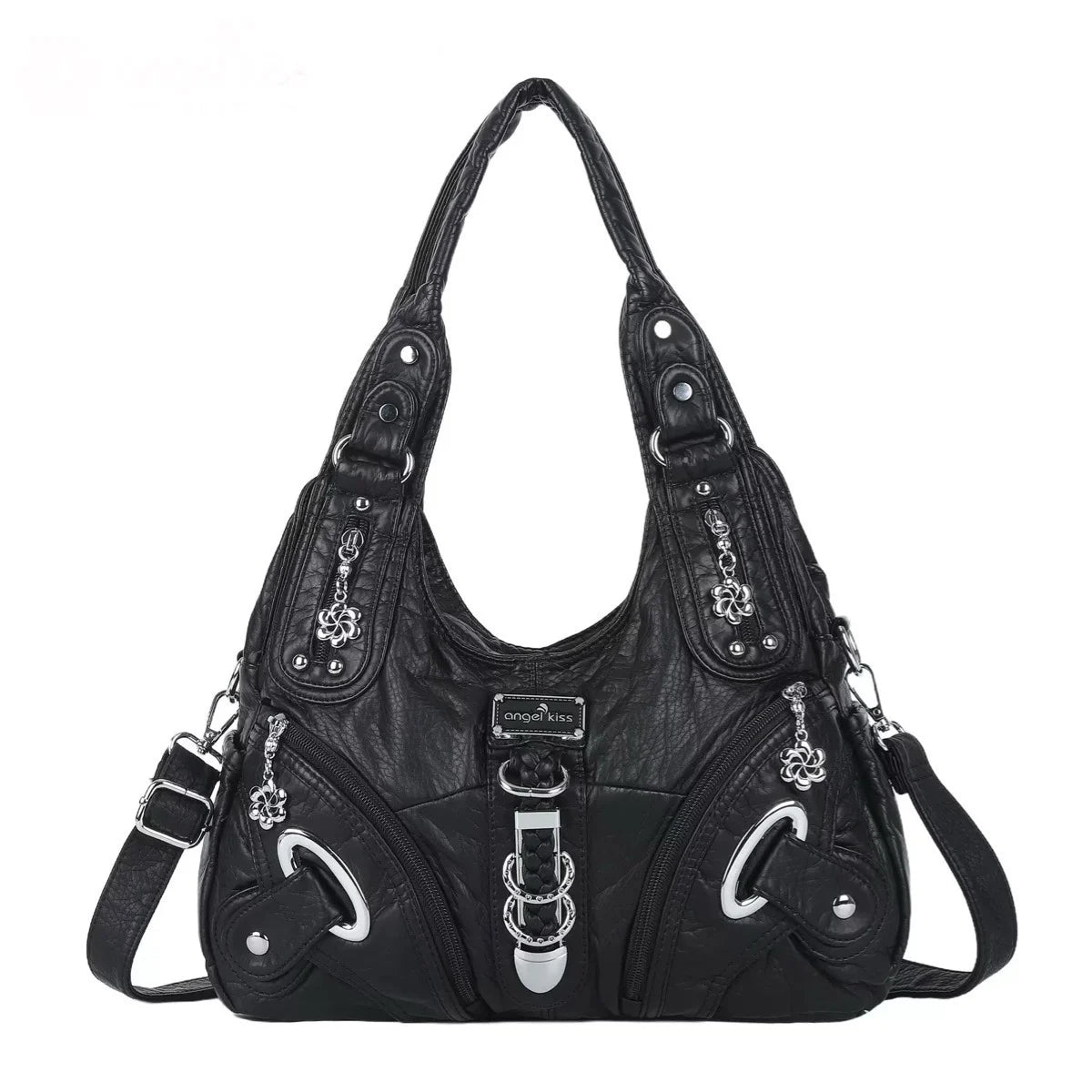 Angel Kiss Vintage Y2K Millennium Trendy Leopard Tie Dye Tote Bag Crossbody Bag Briti Sle Youth Daily Use Waterproof