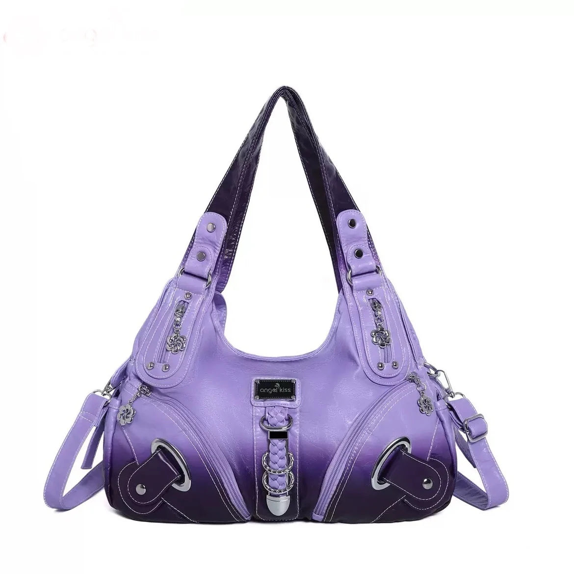 Angel Kiss Vintage Y2K Millennium Trendy Leopard Tie Dye Tote Bag Crossbody Bag Briti Sle Youth Daily Use Waterproof