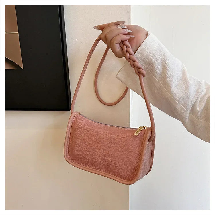 100%Real Cowhide Genuine Leather Sac Fashion Women Crossbody Bags for Ladies New High Capacity Shoulder Bag Handbag Female Purse