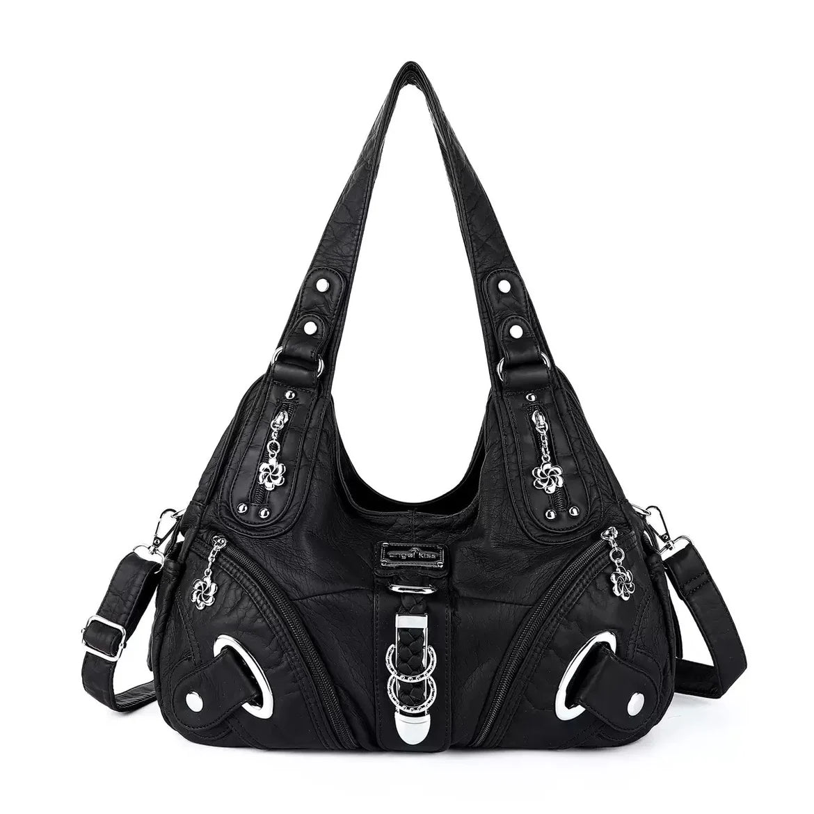 Angel Kiss Vintage Y2K Millennium Trendy Leopard Tie Dye Tote Bag Crossbody Bag Briti Sle Youth Daily Use Waterproof