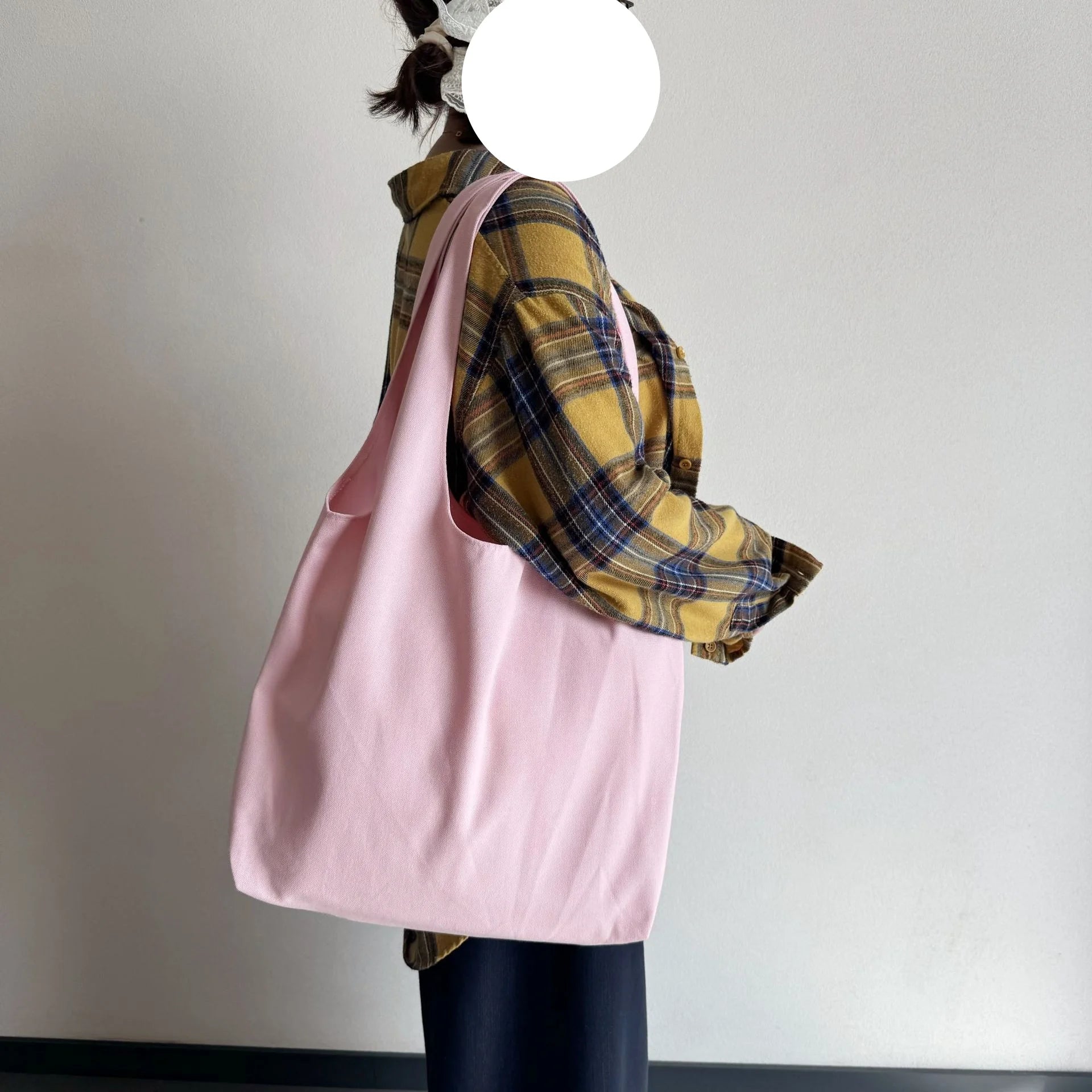 2/5/7/10pcs Customized Large Capacity Canvas Bag Women's Shoulder Bag High-value Tote Bag Graffiti Blank Tote Bag Canvas Bag