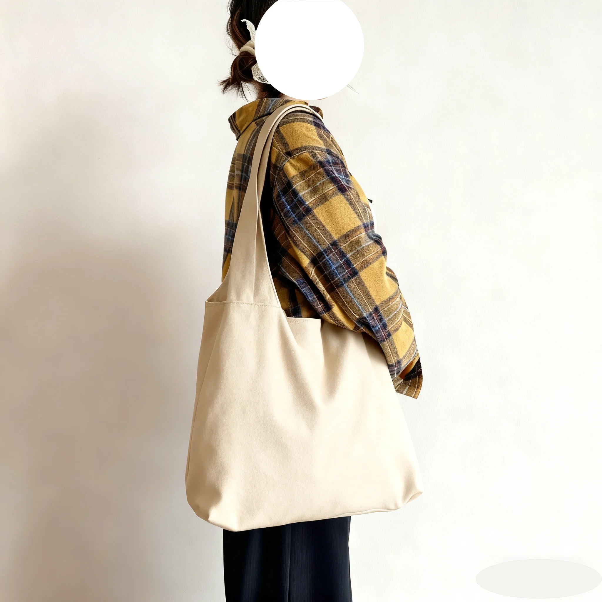 2/5/7/10pcs Customized Large Capacity Canvas Bag Women's Shoulder Bag High-value Tote Bag Graffiti Blank Tote Bag Canvas Bag