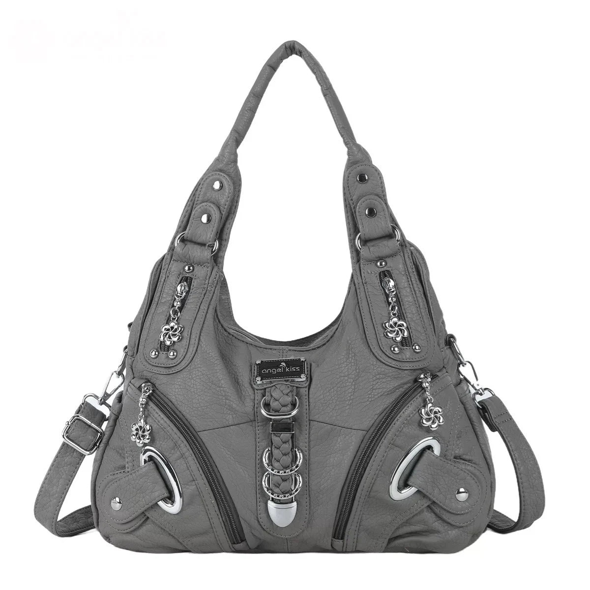 Angel Kiss Vintage Y2K Millennium Trendy Leopard Tie Dye Tote Bag Crossbody Bag Briti Sle Youth Daily Use Waterproof