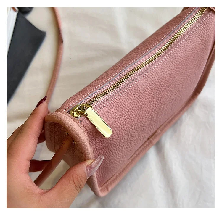 100%Real Cowhide Genuine Leather Sac Fashion Women Crossbody Bags for Ladies New High Capacity Shoulder Bag Handbag Female Purse