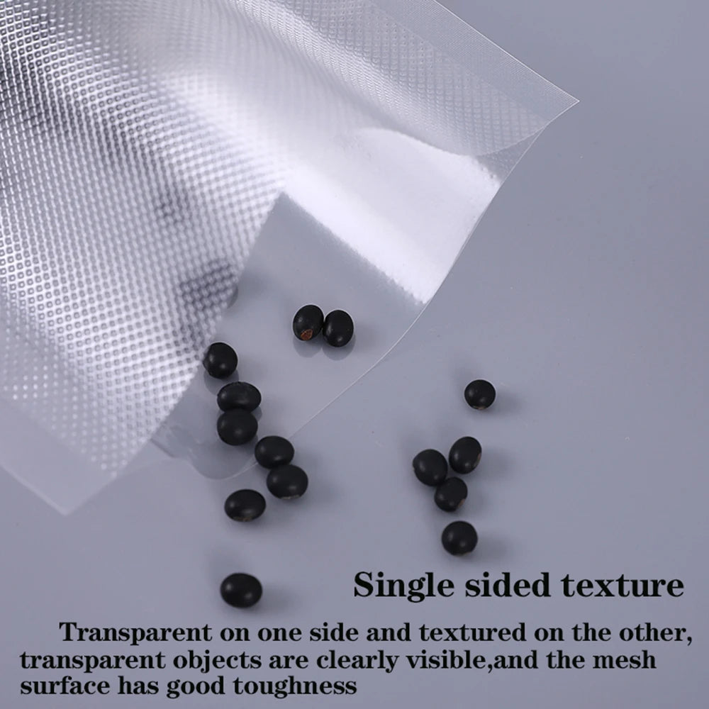50PCS/Lot BPA-Free Vacuum Food Bags, Vacuum Sealed Storage Bags For Food Storage and Preservation,Reusable Vacuum Sealer Bag