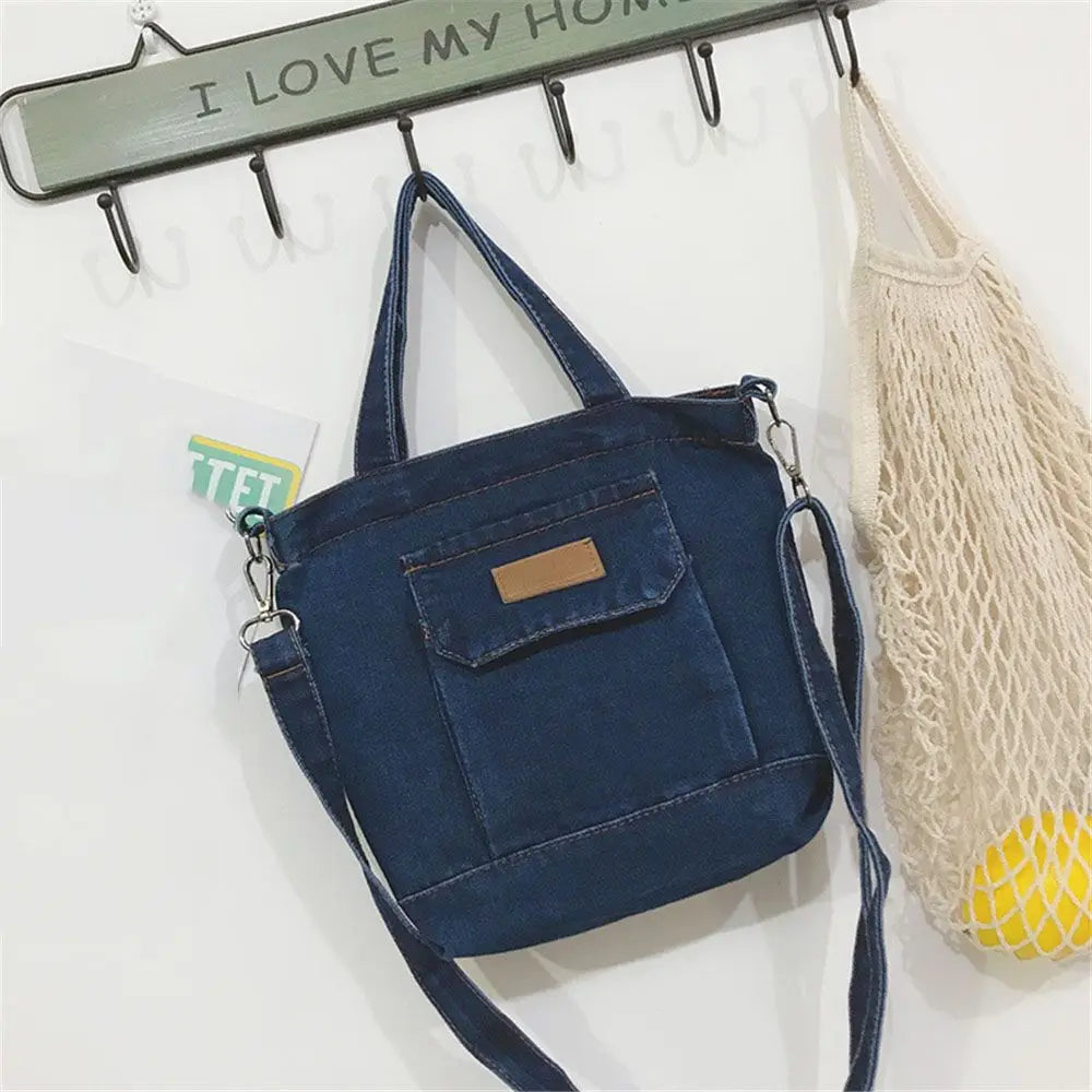 Denim Jeans Shoulder Bags Cool Girl Totes Fashion Trend Handbags Crossbody Bags Fashionable shoulder bag