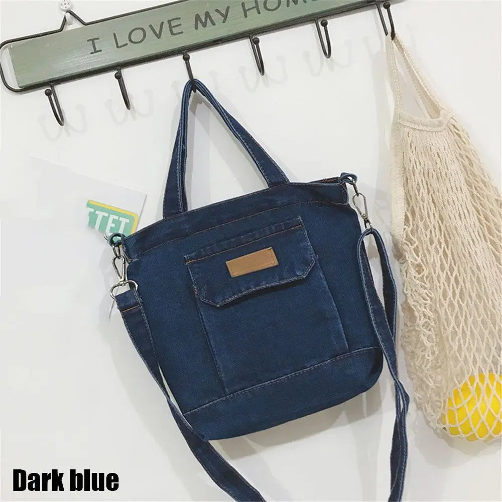 Denim Jeans Shoulder Bags Cool Girl Totes Fashion Trend Handbags Crossbody Bags Fashionable shoulder bag